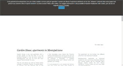 Desktop Screenshot of gardenhousemontepulciano.com